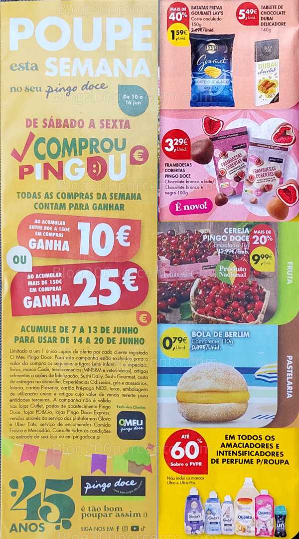 Antevisão Folheto PINGO DOCE Promoções de 10 a 16 junho all