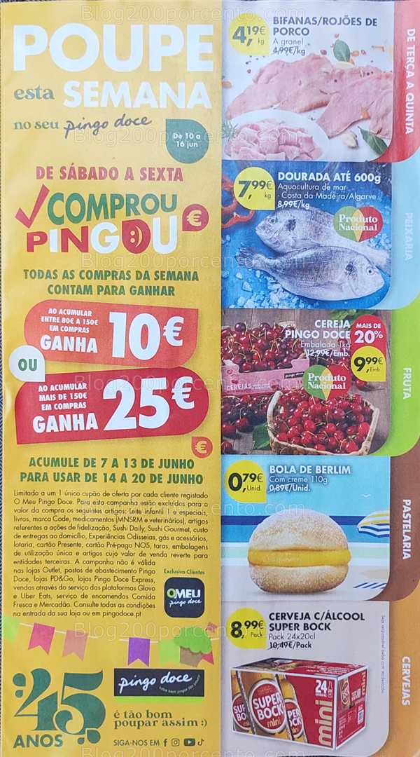 Antevisão Folheto PINGO DOCE Promoções de 10 a 16 junho all