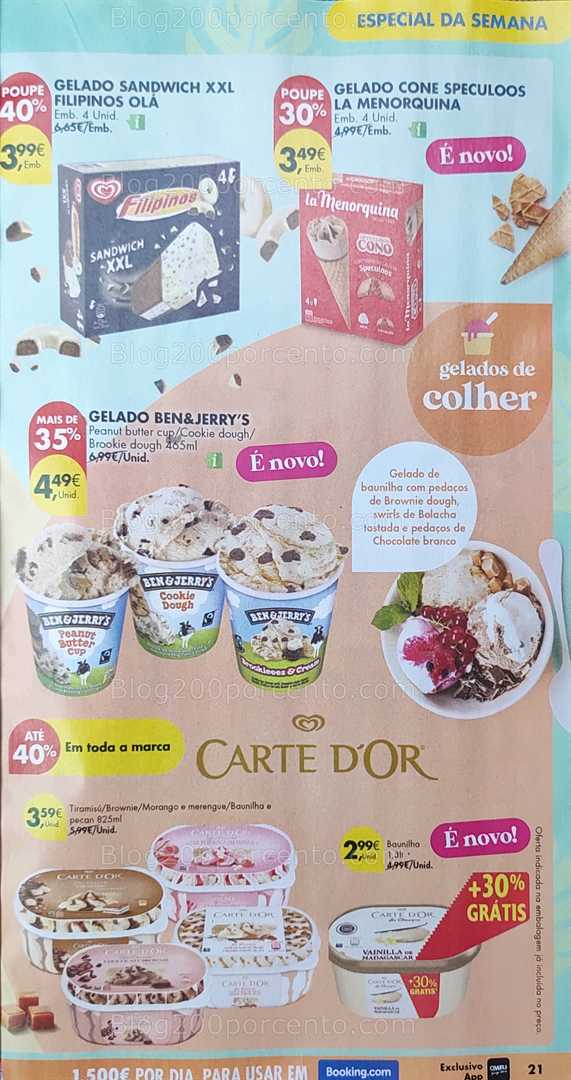 Antevisão Folheto PINGO DOCE Promoções de 10 a 16 junho gelados