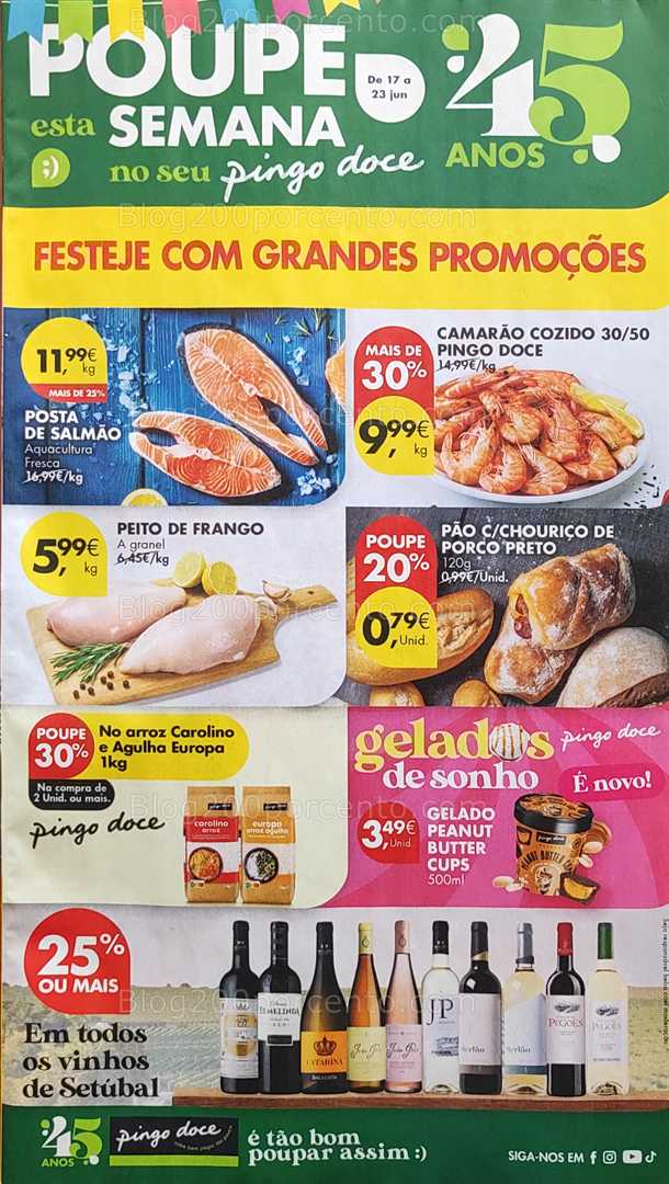 Antevisão Folheto PINGO DOCE Promoções de 17 a 23 junho all