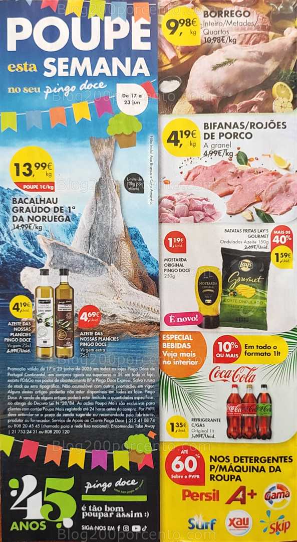 Antevisão Folheto PINGO DOCE Promoções de 17 a 23 junho all