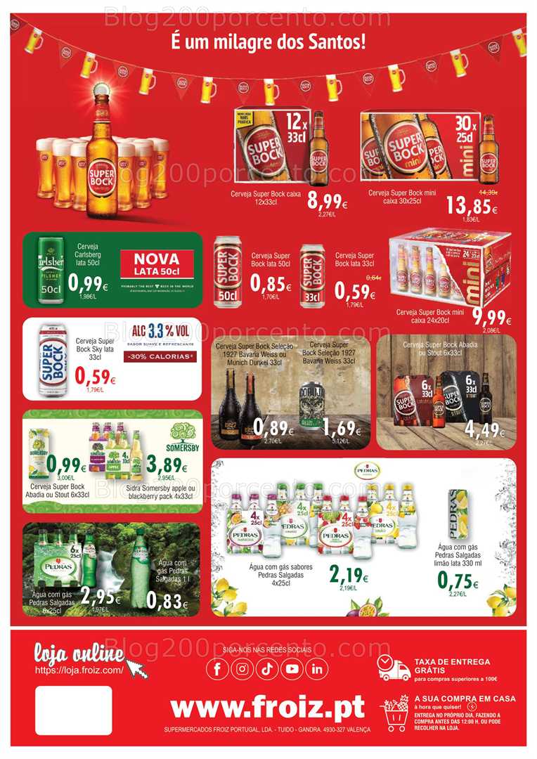 Antevisão Folheto FROIZ Especial Santos Populares - 12 junho a 1 julho