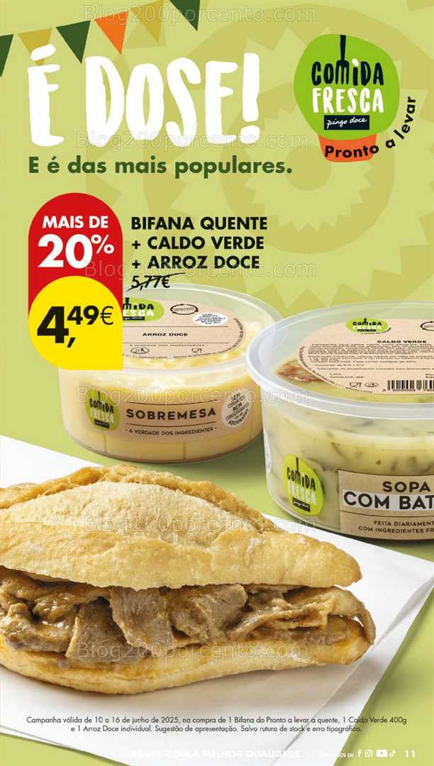 Antevisão Folheto PINGO DOCE Lojas Pequenas Promoções de 10 a 16 junho all