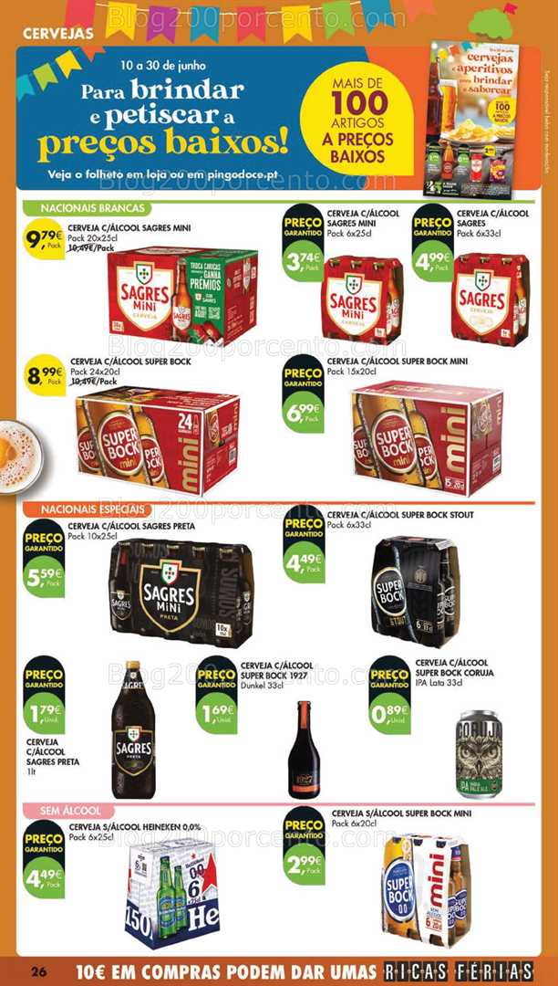 Antevisão Folheto PINGO DOCE Lojas Pequenas Promoções de 10 a 16 junho all