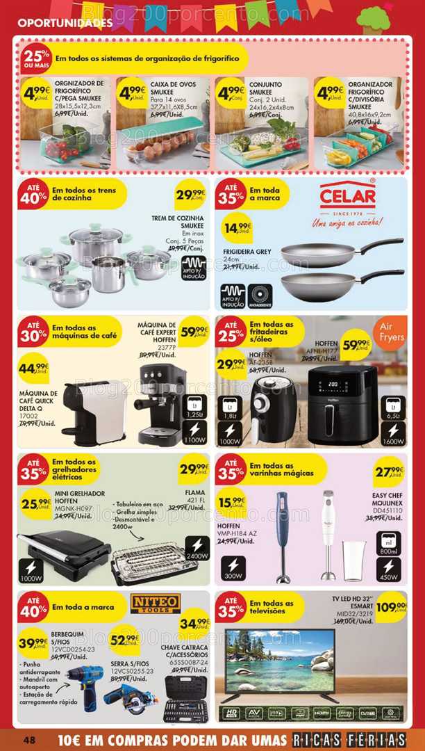 Antevisão Folheto PINGO DOCE Lojas Grandes Promoções de 10 a 16 junho bazar