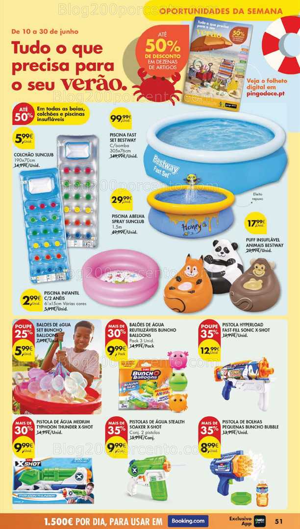 Antevisão Folheto PINGO DOCE Lojas Grandes Promoções de 10 a 16 junho bazar