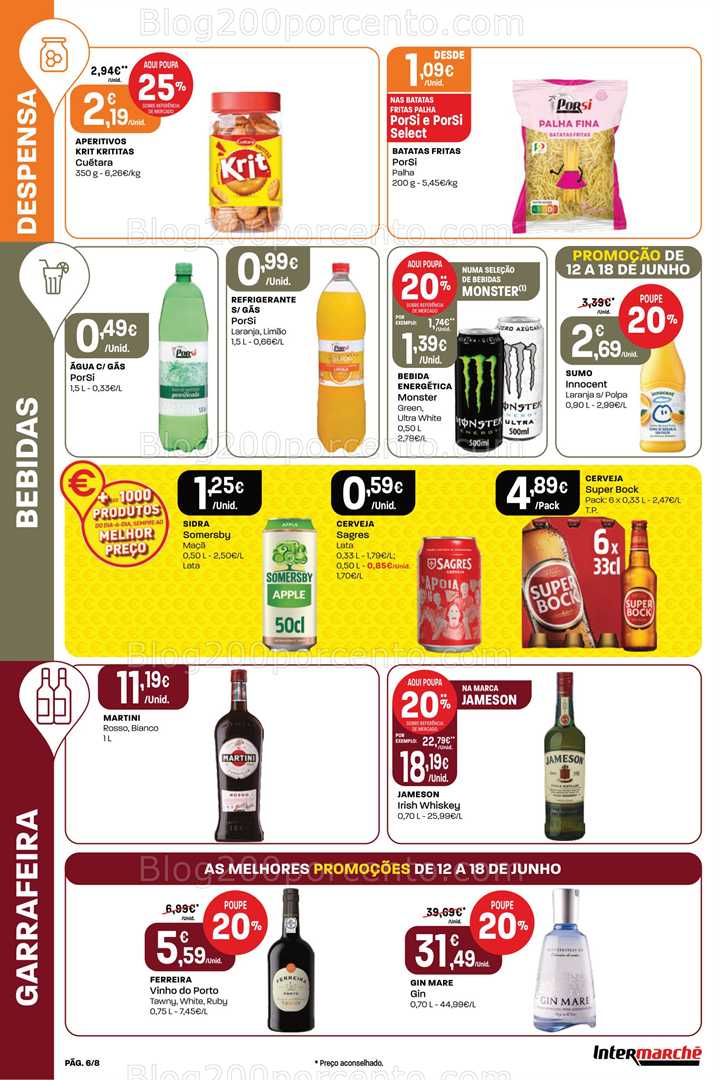 Antevisão Folheto INTERMARCHÉ Mini Promoções de 12 a 18 junho
