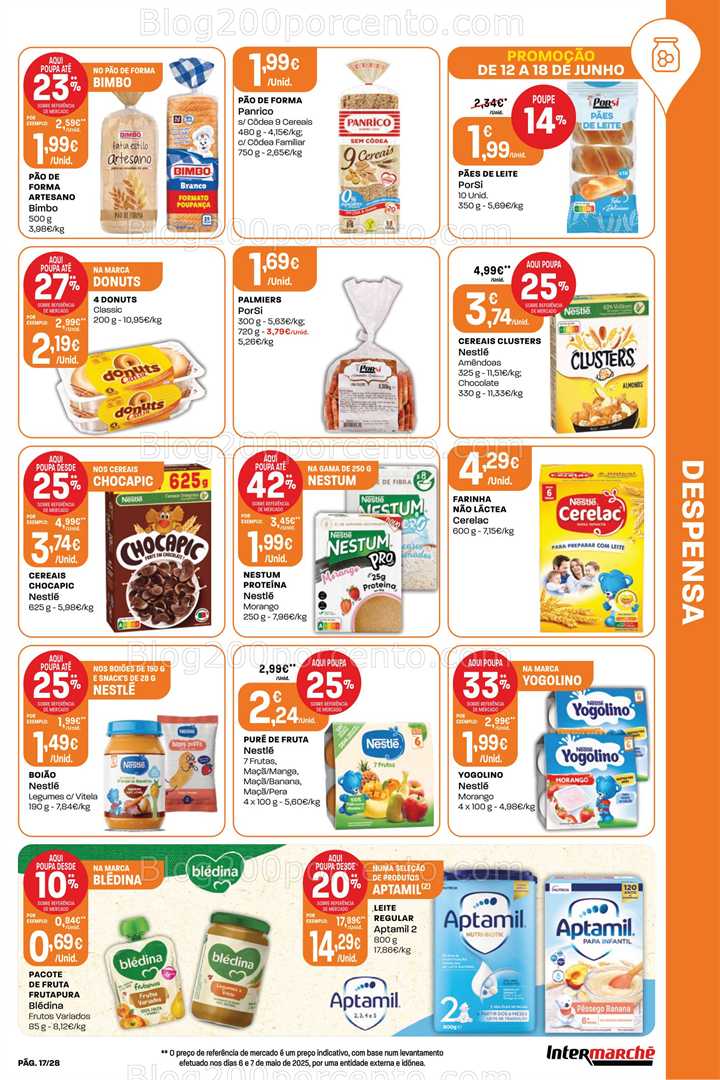 Antevisão Folheto INTERMARCHÉ Super Promoções de 12 a 18 junho all