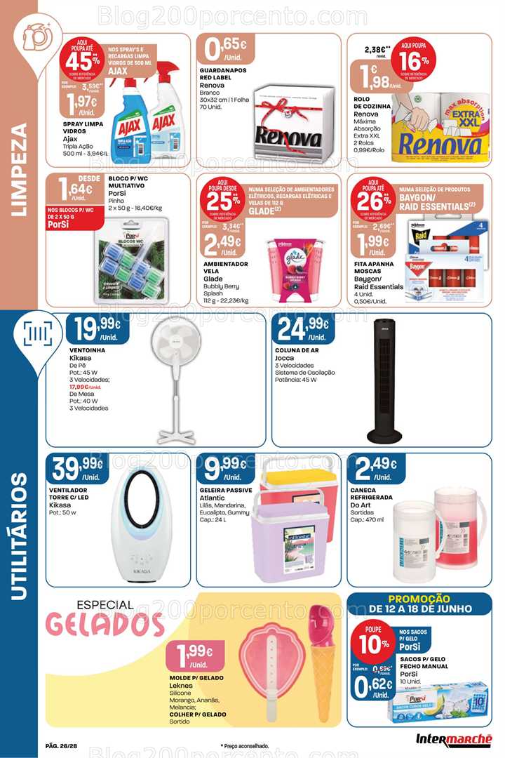Antevisão Folheto INTERMARCHÉ Super Promoções de 12 a 18 junho all
