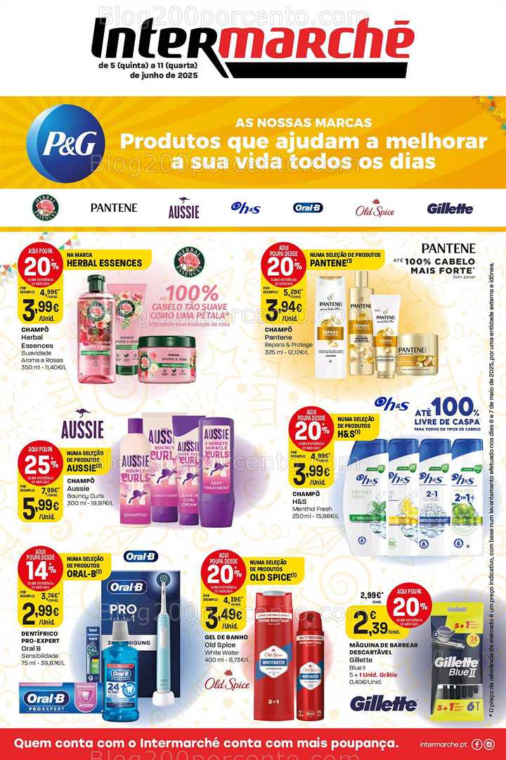 Antevisão Folheto INTERMARCHÉ Higiene e Beleza Promoções de 5 a 11 junho all