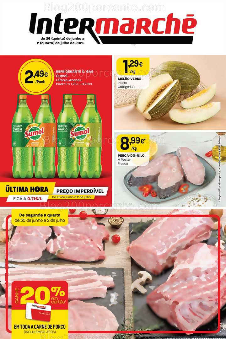 Antevisão Folheto INTERMARCHÉ Promoções de 26 julho a 2 julho all