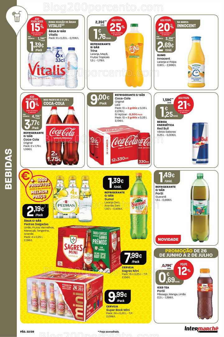 Antevisão Folheto INTERMARCHÉ Promoções de 26 julho a 2 julho all