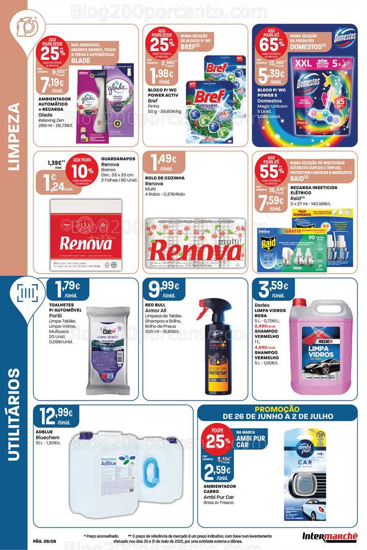 Antevisão Folheto INTERMARCHÉ Promoções de 26 julho a 2 julho all