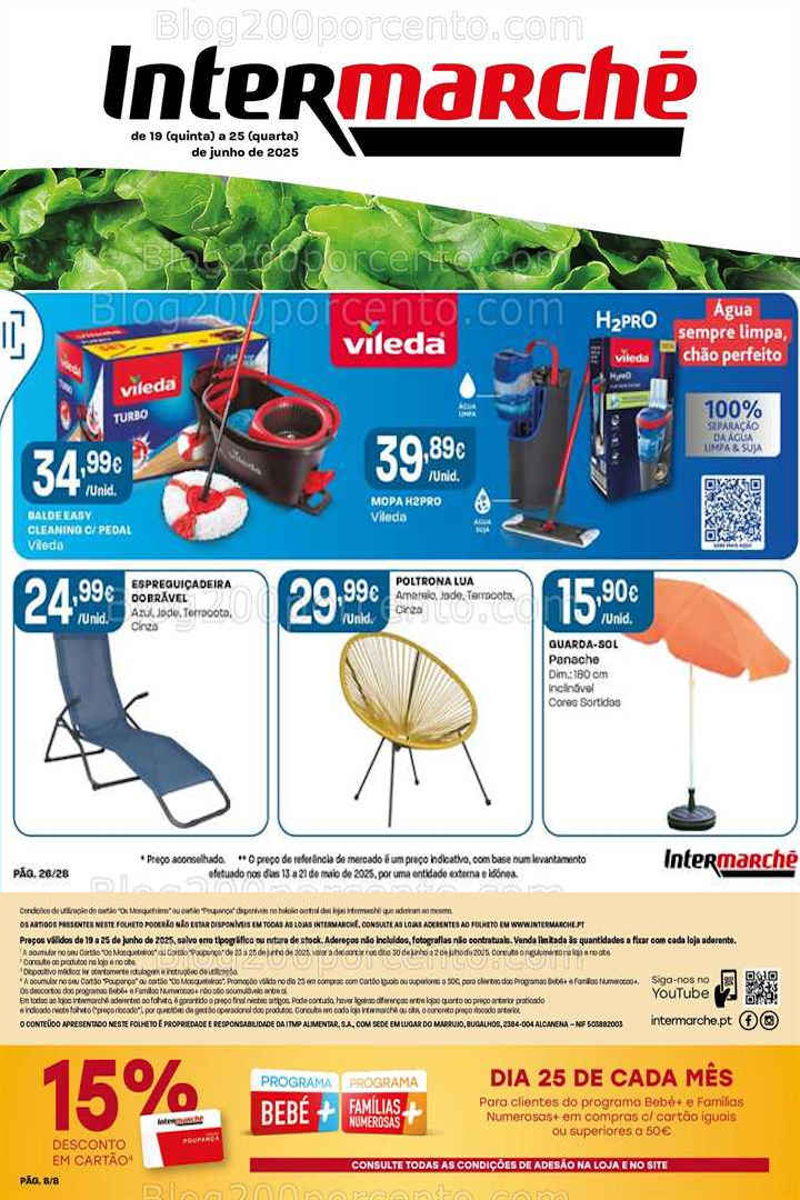 Antevisão Folheto INTERMARCHÉ Bazar Promoções de 19 a 25 junho all