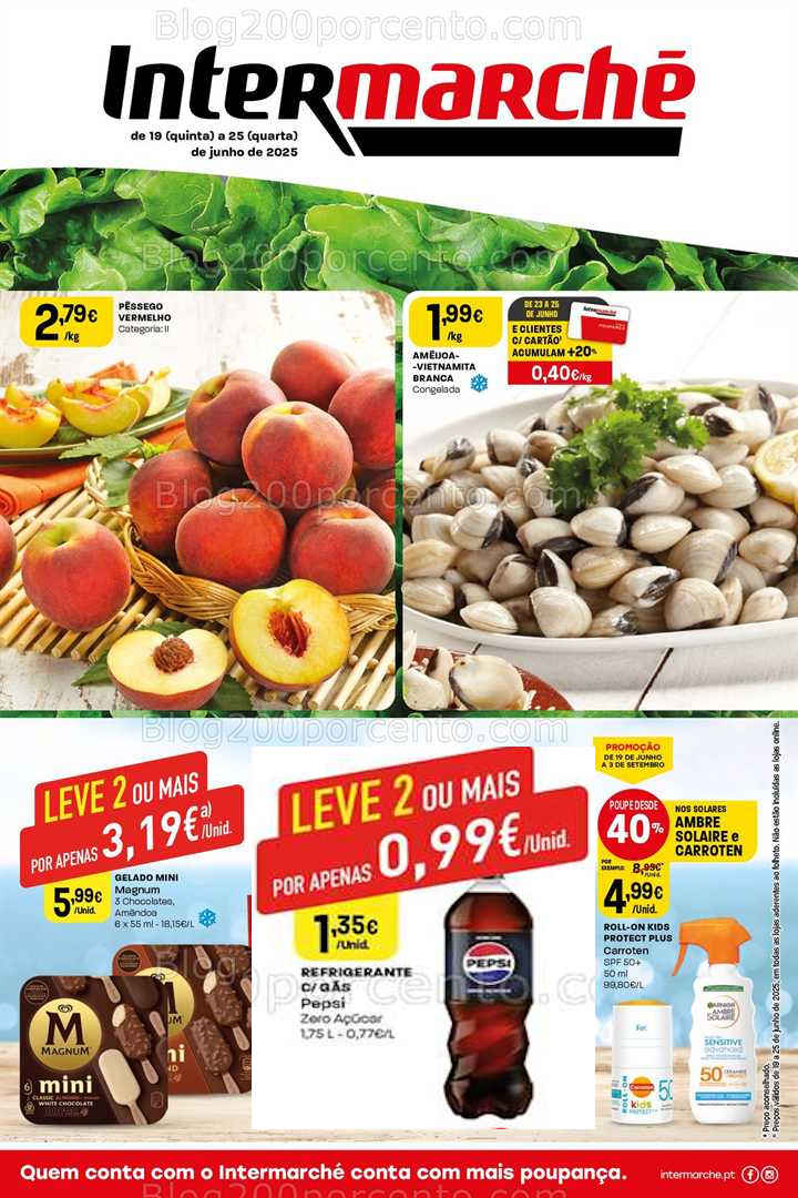 Antevisão Folheto INTERMARCHÉ Mini Promoções de 19 a 25 junho
