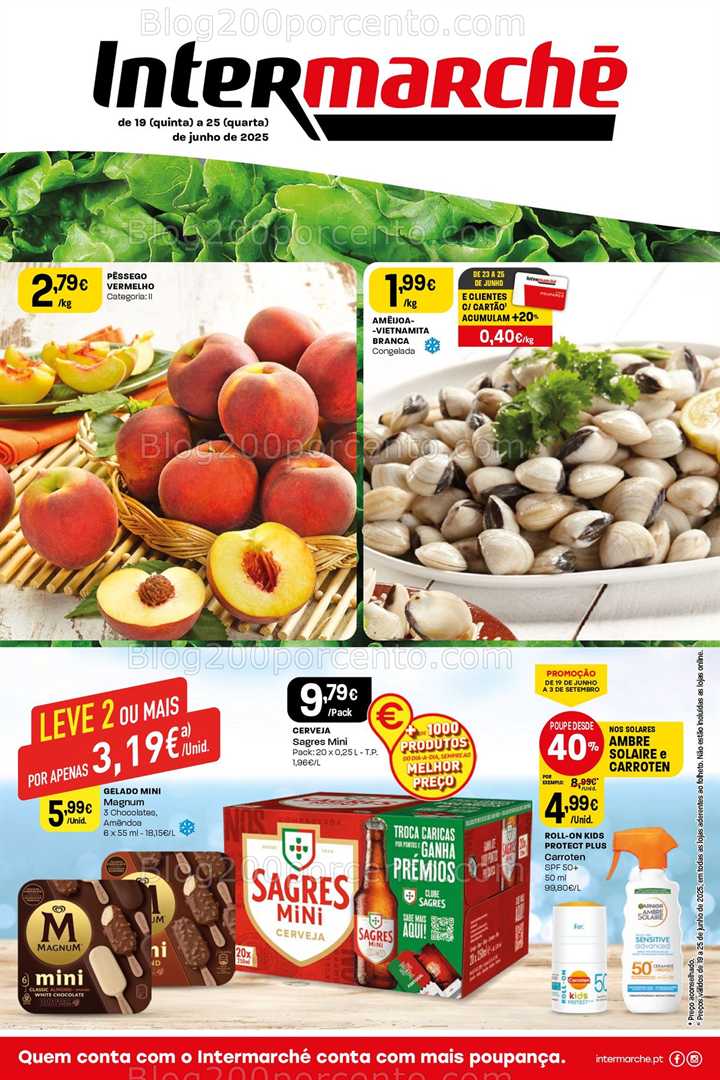 Antevisão Folheto INTERMARCHÉ Mini Promoções de 19 a 25 junho