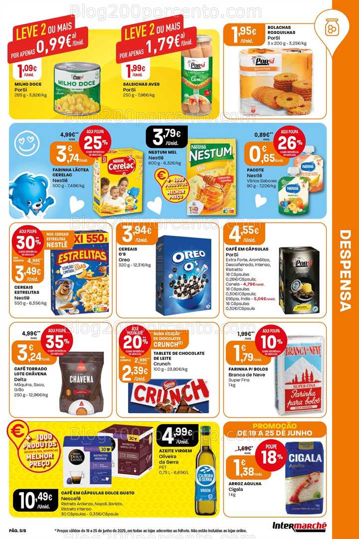 Antevisão Folheto INTERMARCHÉ Mini Promoções de 19 a 25 junho