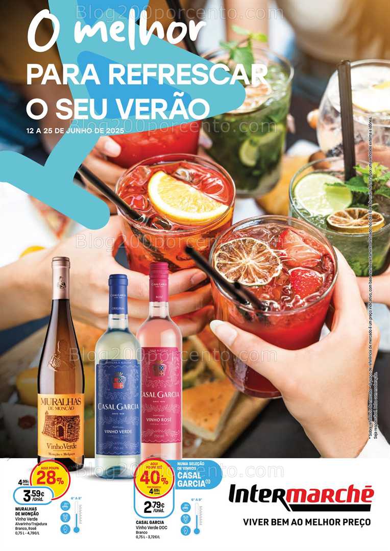 Antevisão Folheto INTERMARCHÉ Especial Bebidas e Snacks de Verão - 12 a 25 junho all