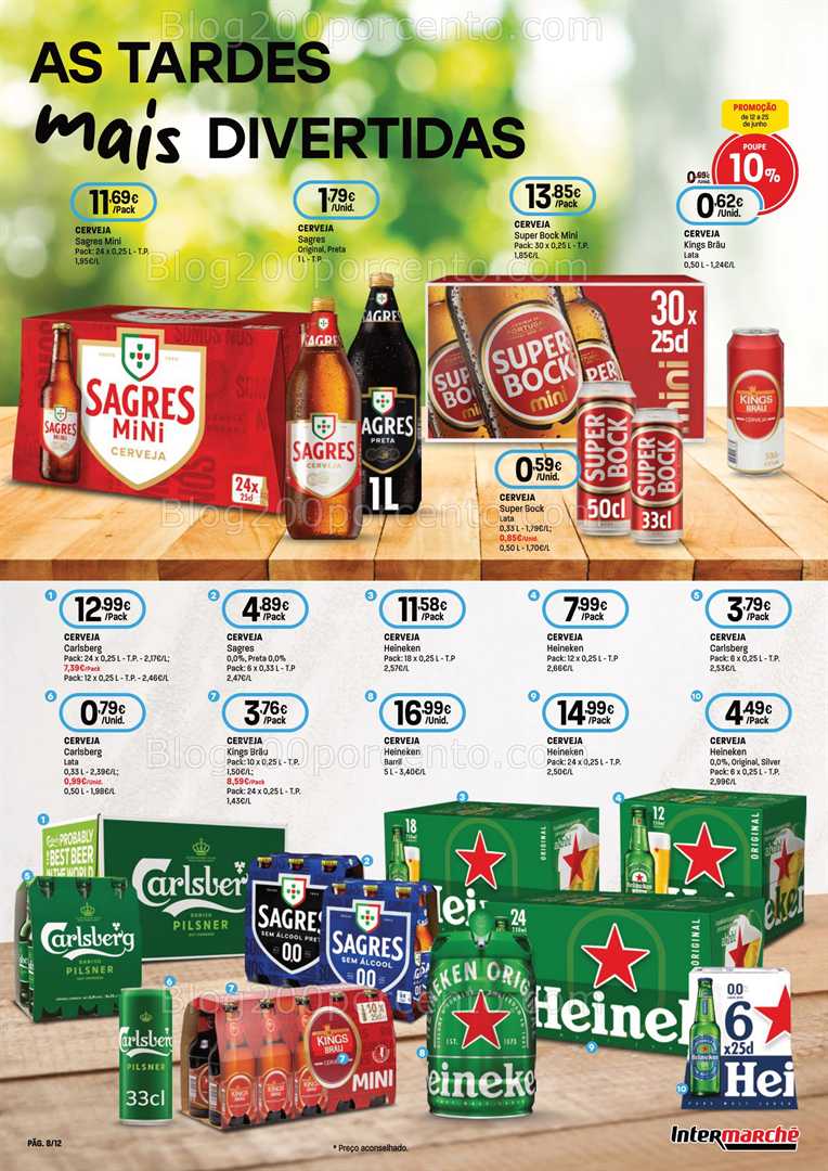 Antevisão Folheto INTERMARCHÉ Especial Bebidas e Snacks de Verão - 12 a 25 junho all