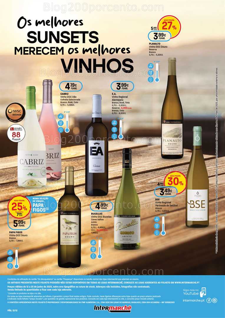Antevisão Folheto INTERMARCHÉ Especial Bebidas e Snacks de Verão - 12 a 25 junho all