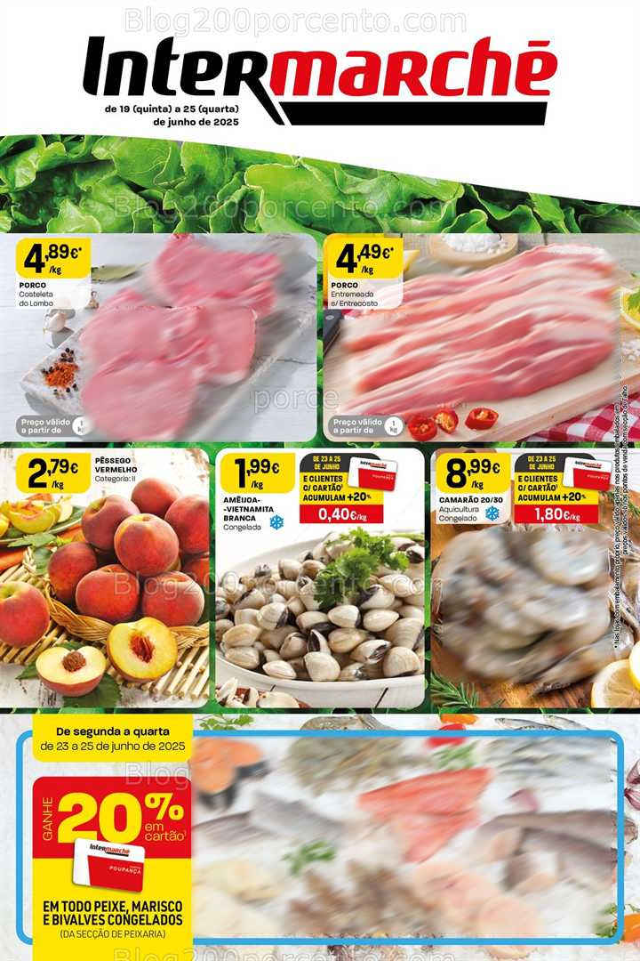 Antevisão Folheto INTERMARCHÉ Super Promoções de 19 a 25 junho all