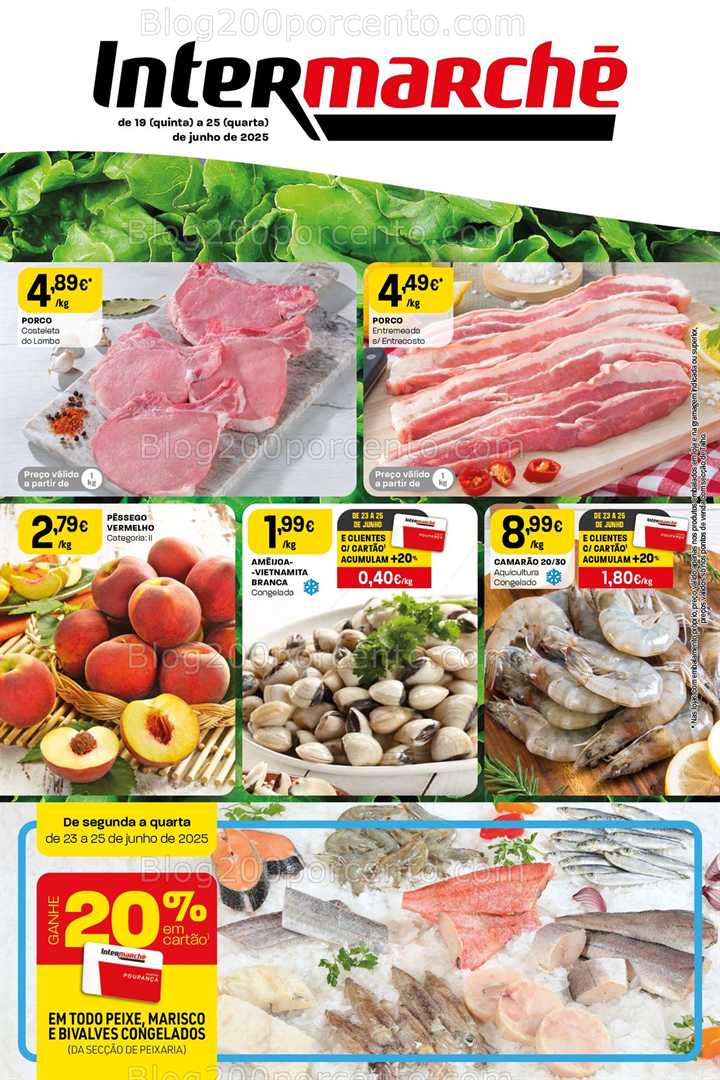 Antevisão Folheto INTERMARCHÉ Super Promoções de 19 a 25 junho all