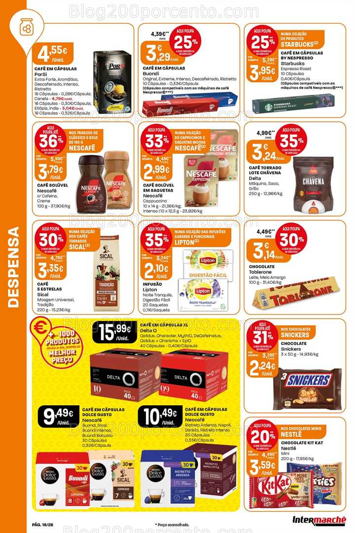 Antevisão Folheto INTERMARCHÉ Super Promoções de 19 a 25 junho all