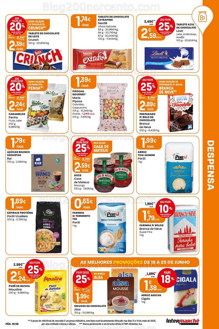 Antevisão Folheto INTERMARCHÉ Super Promoções de 19 a 25 junho all