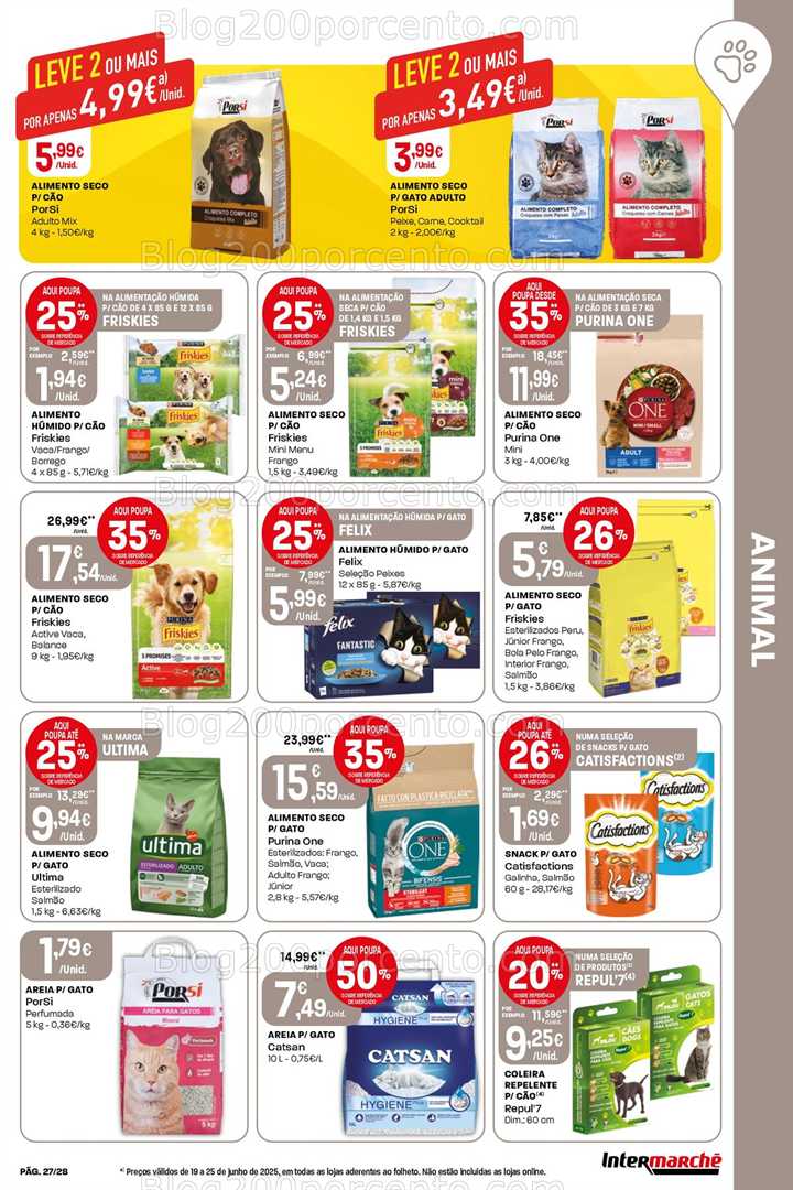 Antevisão Folheto INTERMARCHÉ Super Promoções de 19 a 25 junho all