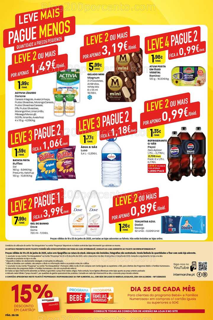 Antevisão Folheto INTERMARCHÉ Super Promoções de 19 a 25 junho all