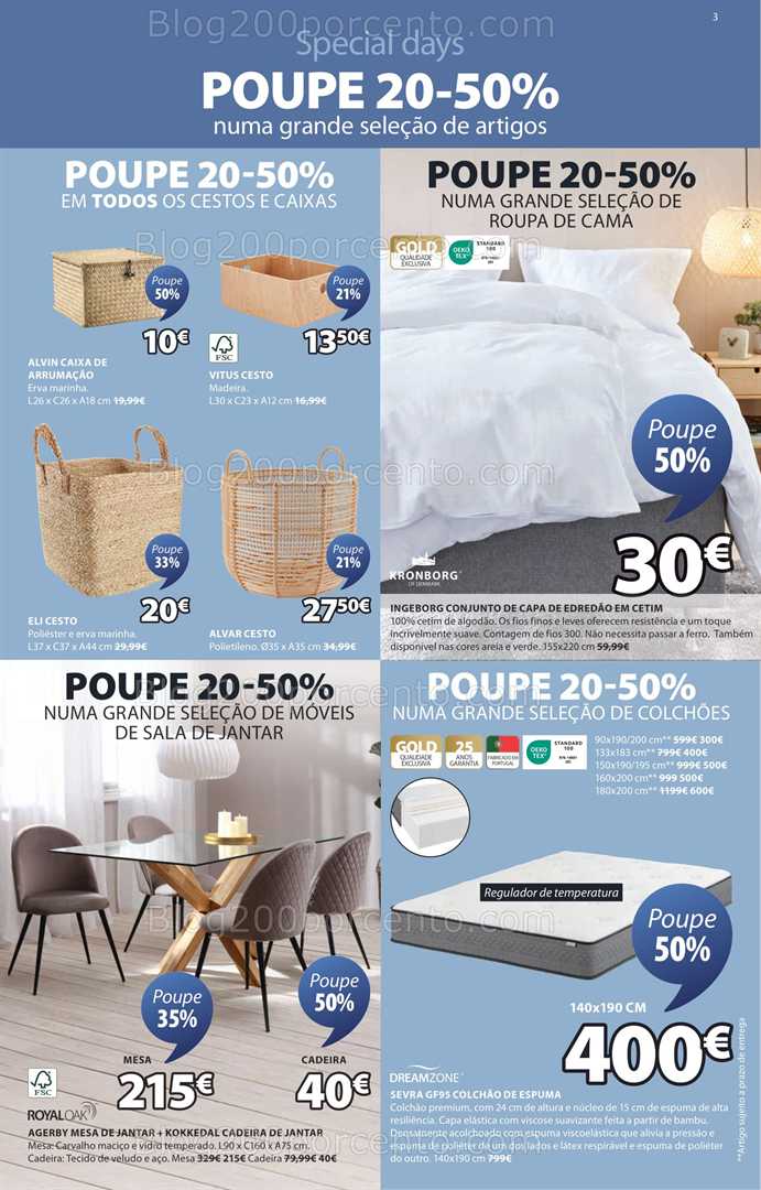 Antevisão Folheto JYSK Promoções de 12 junho a 16 julho all