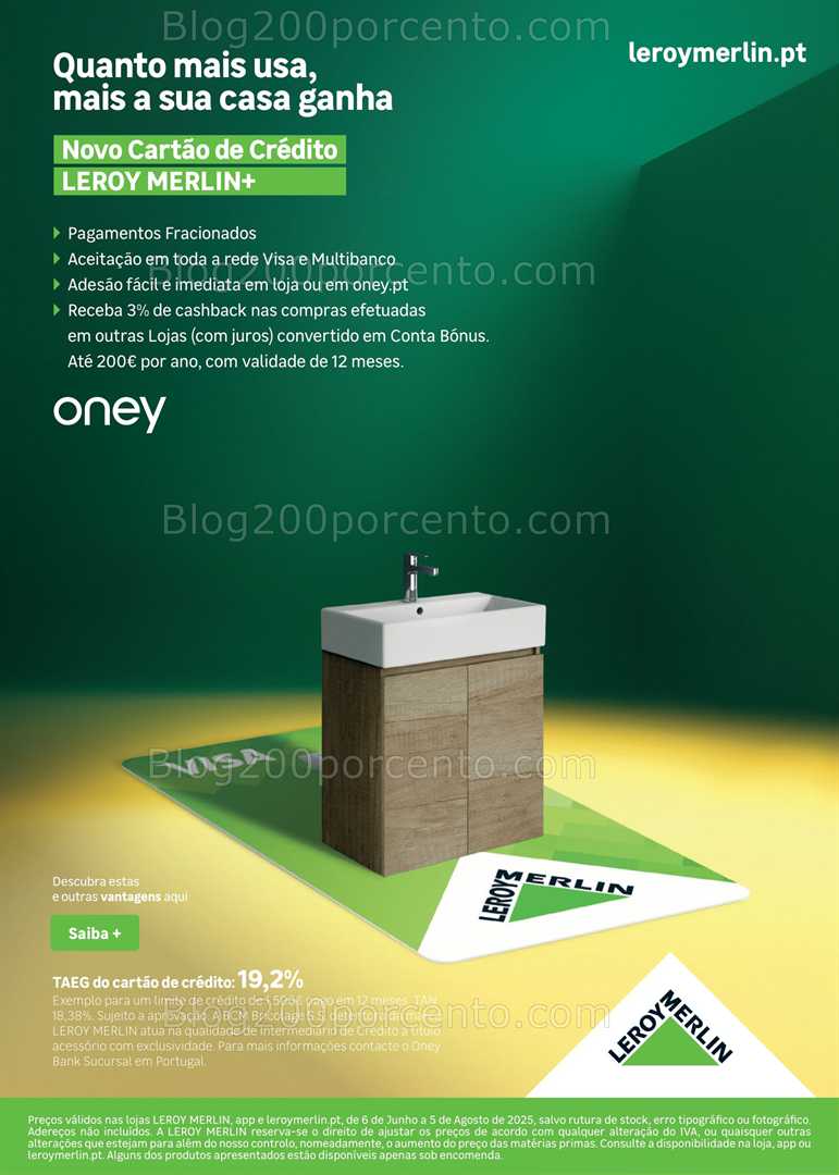 Antevisão Folheto LEROY MERLIN Promoções de 6 junho a 5 agosto