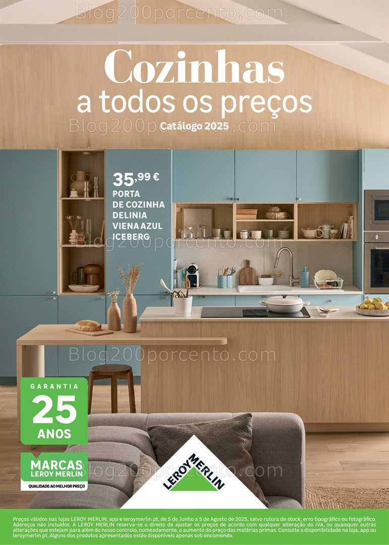Antevisão Folheto LEROY MERLIN Especial Cozinhas - 6 junho a 6 agosto