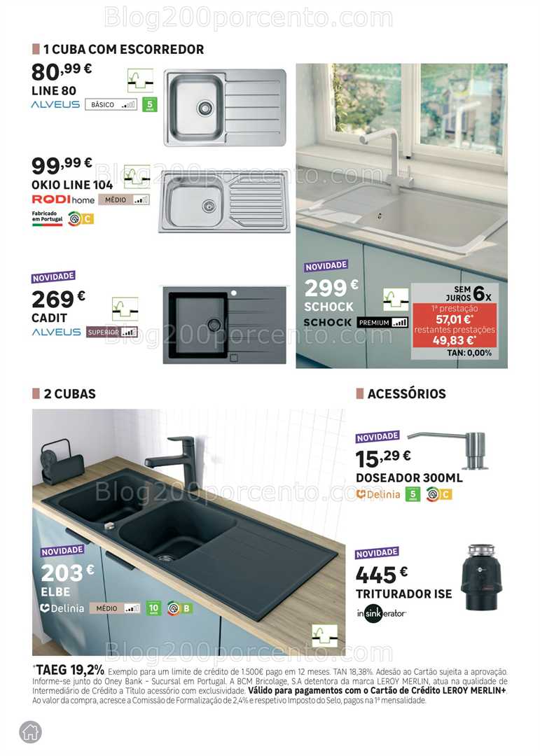 Antevisão Folheto LEROY MERLIN Especial Cozinhas - 6 junho a 6 agosto