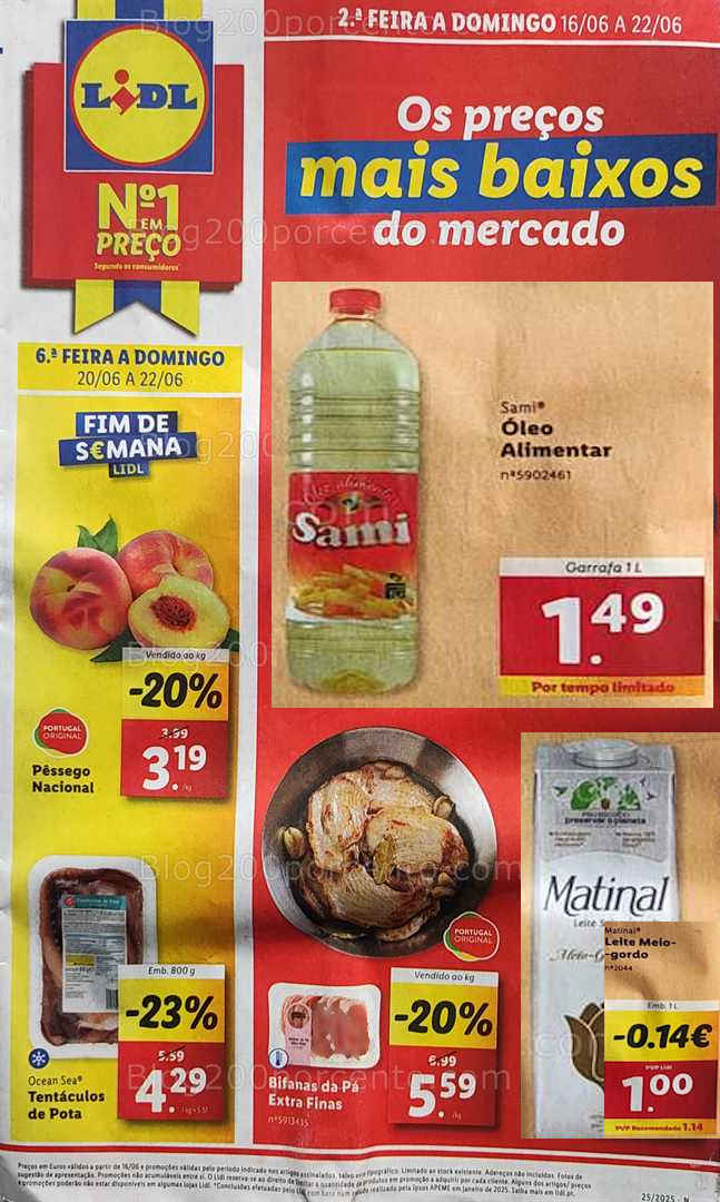 Antevisão Folheto LIDL Promoções de 16 a 22 junho all