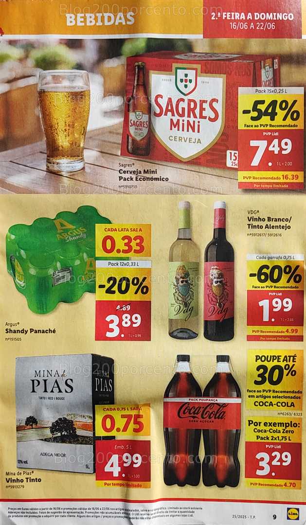 Antevisão Folheto LIDL Promoções de 16 a 22 junho all