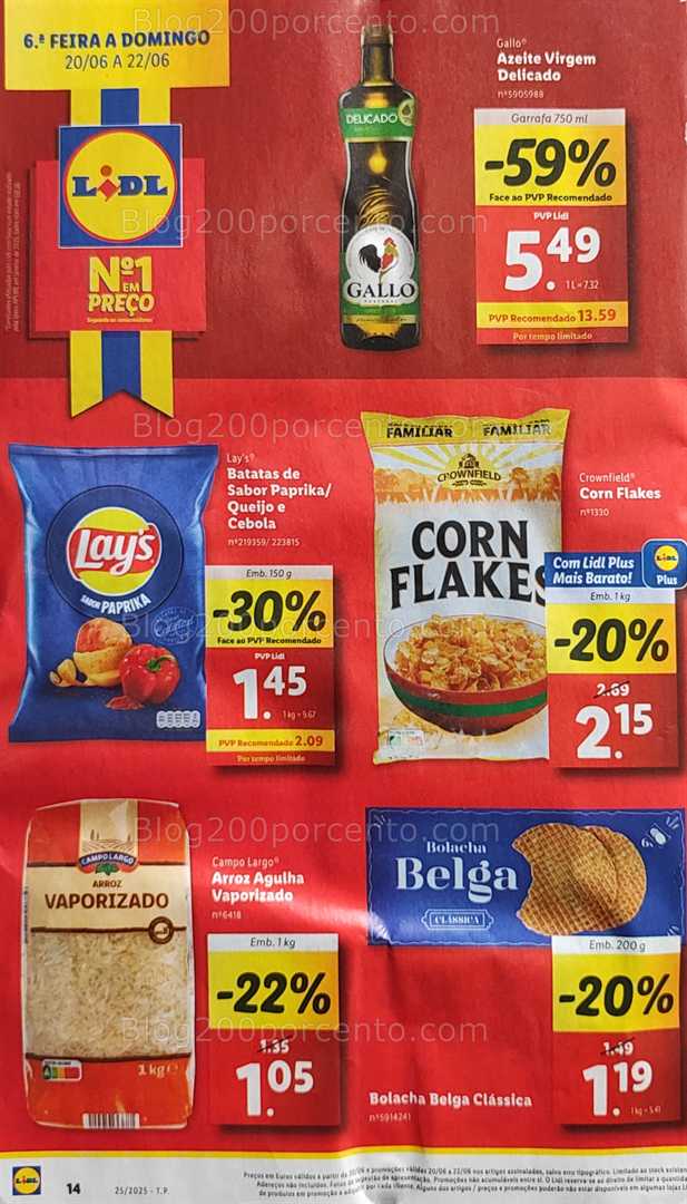 Antevisão Folheto LIDL Promoções de 16 a 22 junho all