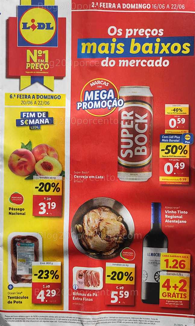 Antevisão Folheto LIDL Promoções de 16 a 22 junho all