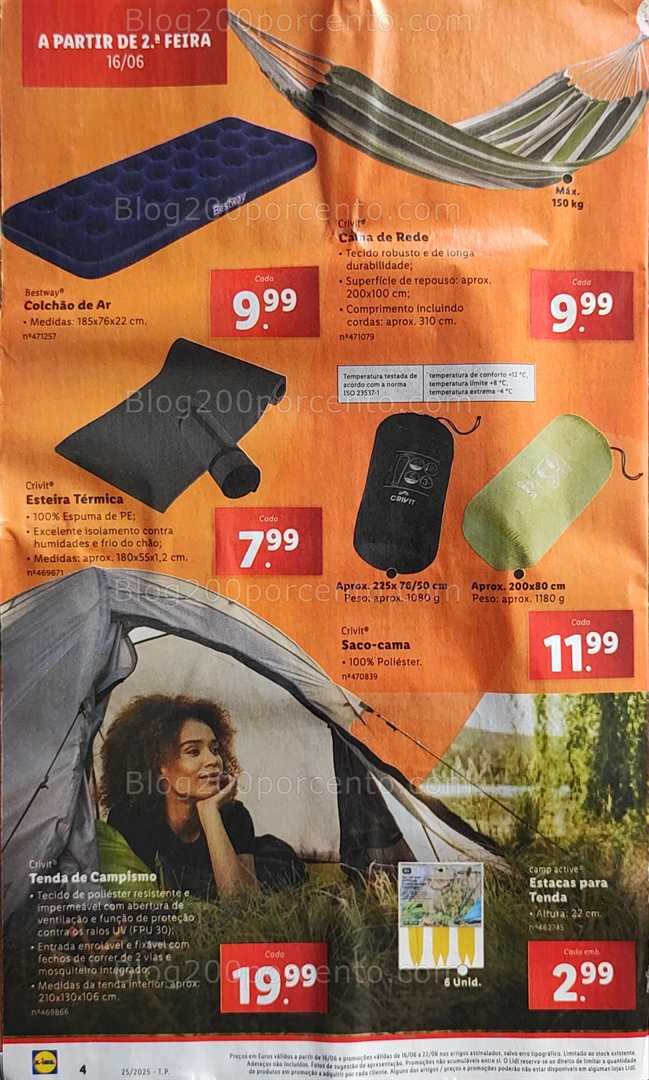 Antevisão Folheto LIDL Bazar Promoções de 16 a 26 junho bazar