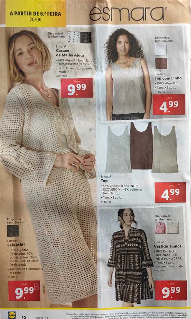 Antevisão Folheto LIDL Bazar Promoções de 20 a 26 junho bazar 20