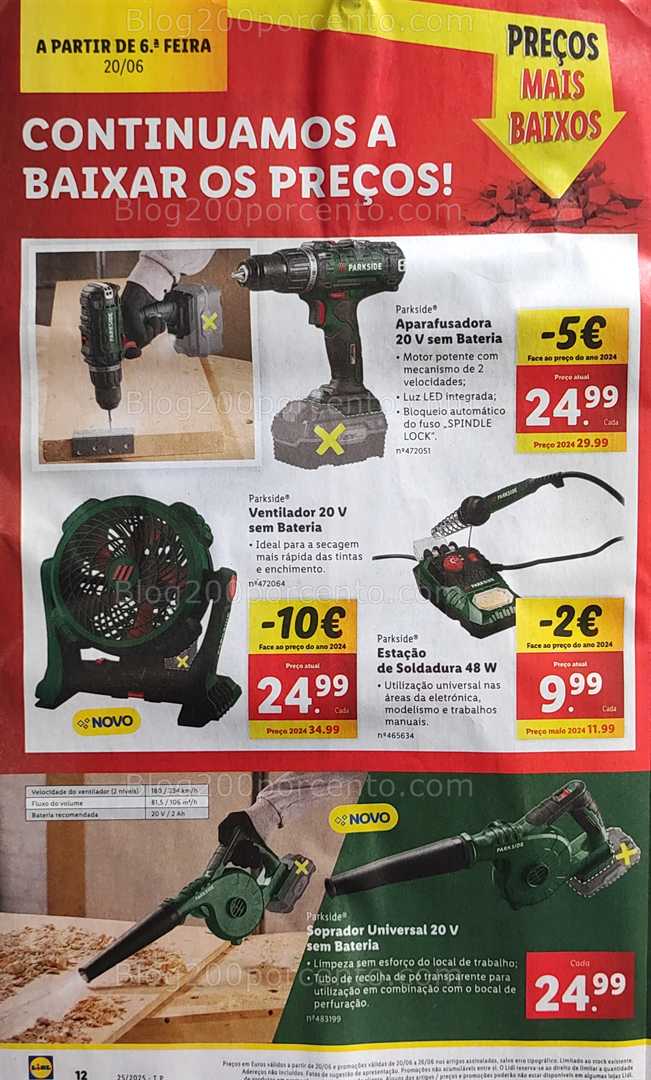 Antevisão Folheto LIDL Bazar Promoções de 20 a 26 junho bazar 20
