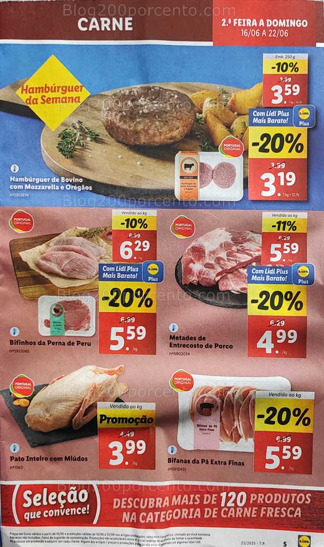 Antevisão Folheto LIDL Promoções de 16 a 22 junho all