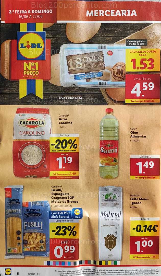 Antevisão Folheto LIDL Promoções de 16 a 22 junho all