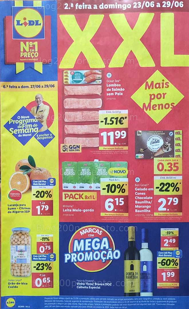 Antevisão Folheto LIDL Promoções de 23 a 29 junho all