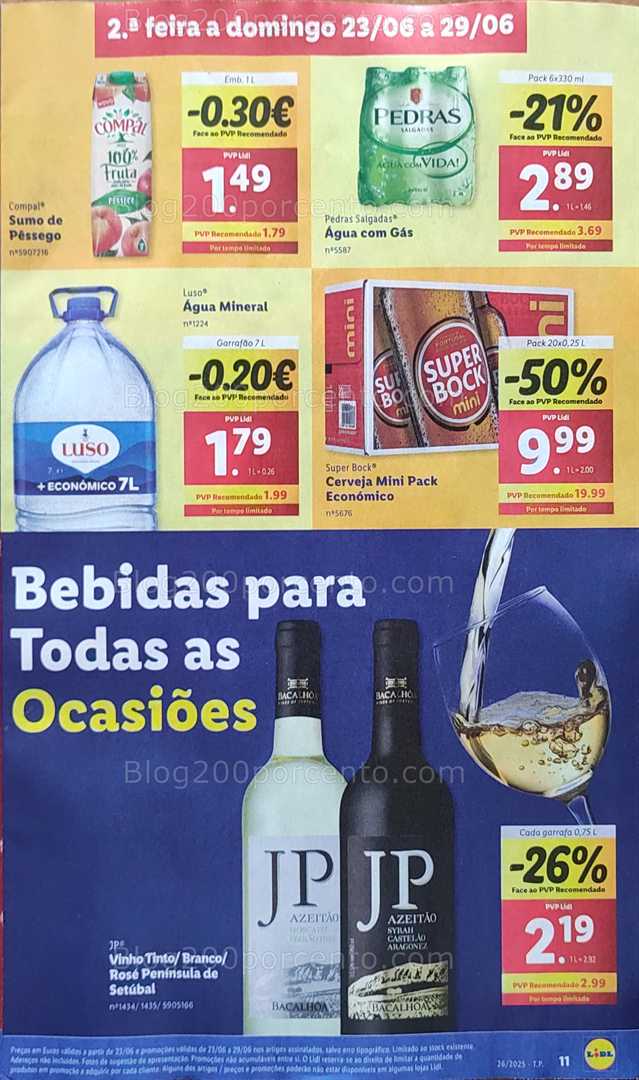 Antevisão Folheto LIDL Promoções de 23 a 29 junho all