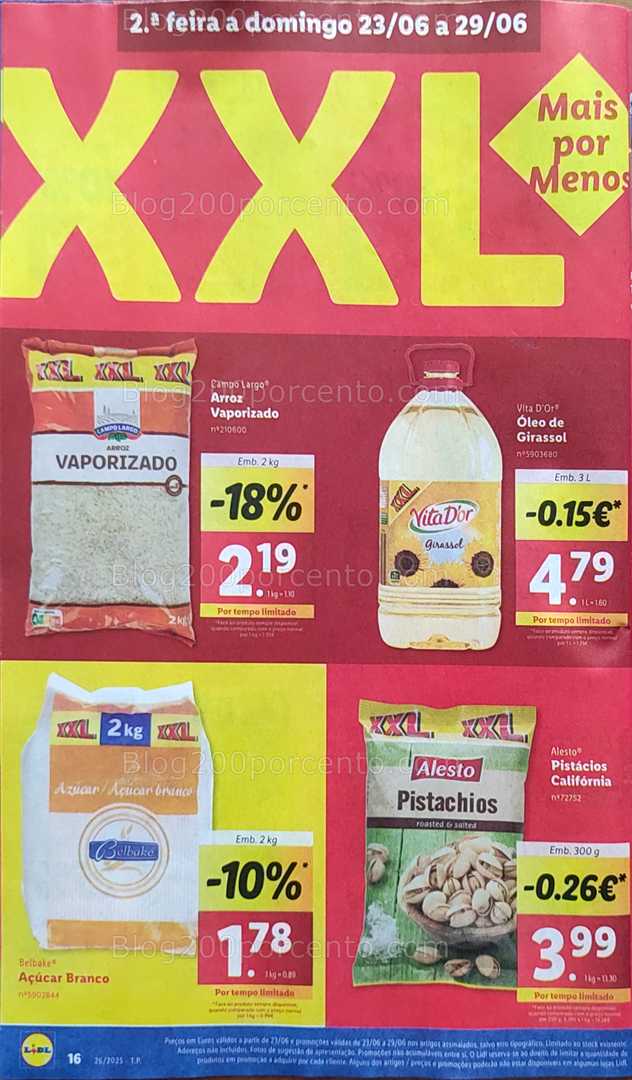 Antevisão Folheto LIDL Promoções de 23 a 29 junho xxl