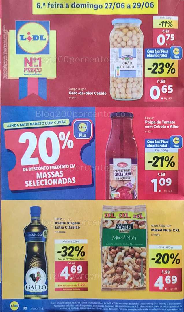Antevisão Folheto LIDL Promoções de 23 a 29 junho all