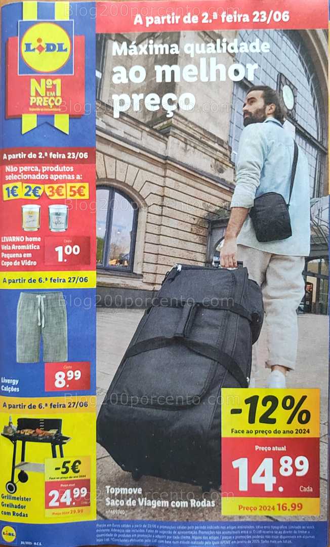 Antevisão Folheto LIDL Promoções de 23 a 29 junho bazar