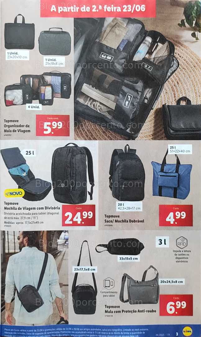 Antevisão Folheto LIDL Promoções de 23 a 29 junho bazar