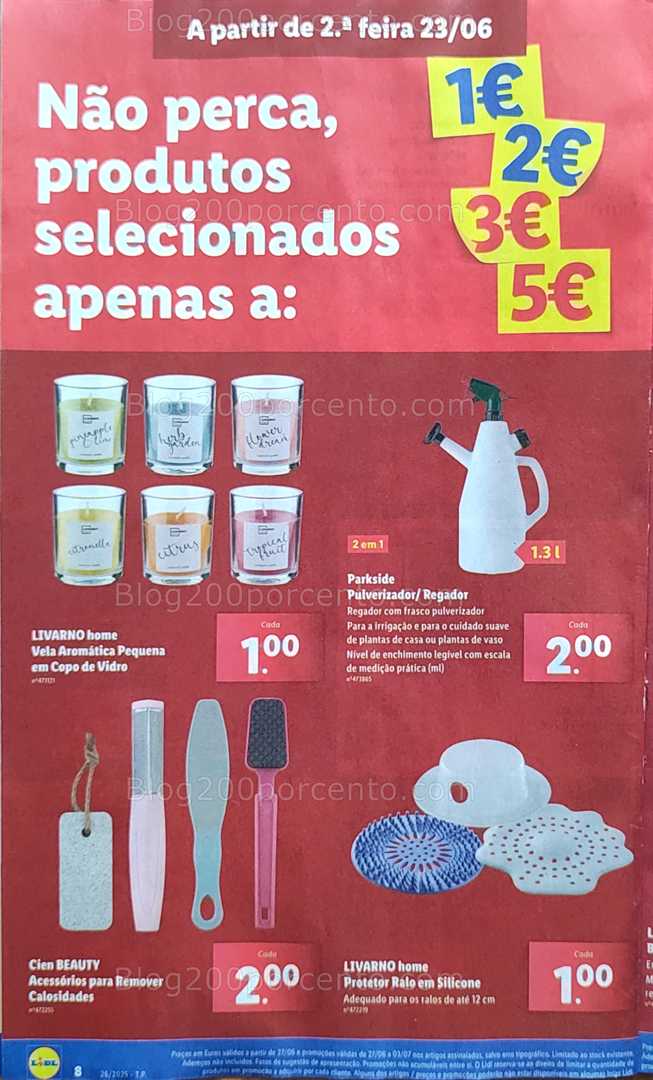 Antevisão Folheto LIDL Promoções de 23 a 29 junho 1€